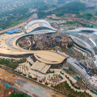 南寧龍之谷主題樂園仿真樹造景