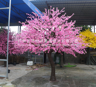 造型仿真桃花樹