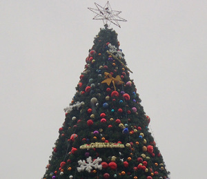 惠州沙田12米高仿真圣诞树