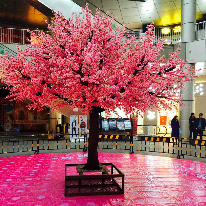 仿真桃花樹(shù)圖片