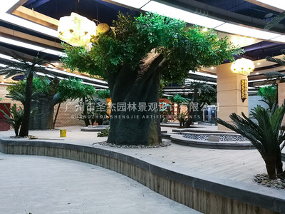 內(nèi)蒙古烏蘭察布永亮溫泉水世界仿真植物造景