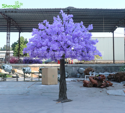 紫色仿真樱花树