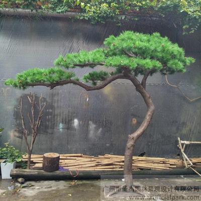 帶松果仿真松樹(shù)_仿真迎客松