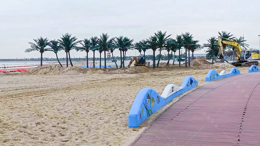 宁波梅山湾沙滩公园椰子树造景07.jpg