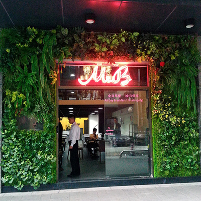 门店入口植物墙
