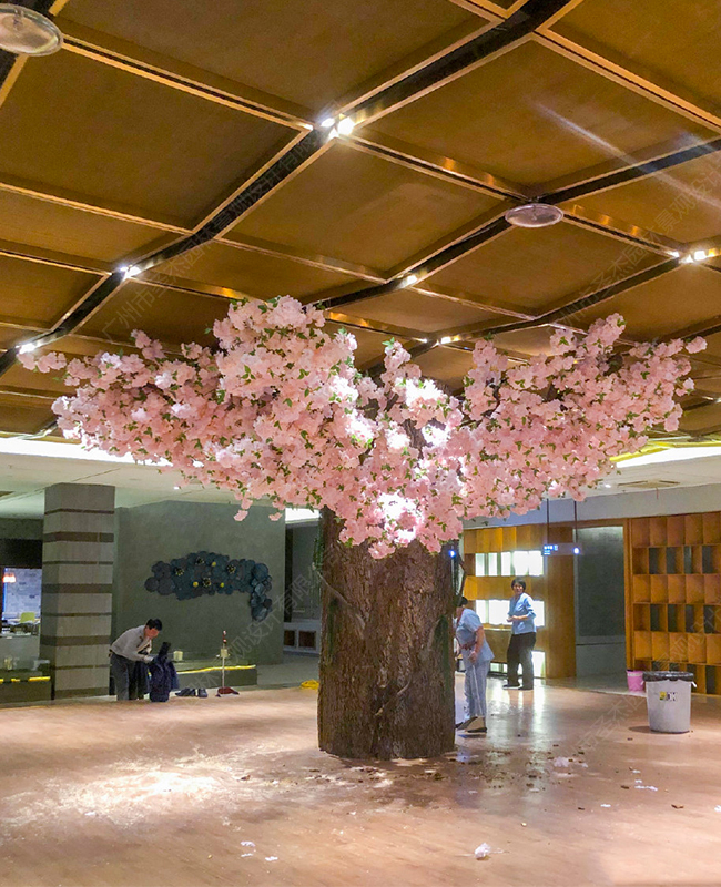 仿真樱花树包柱子树 仿真樱花树包柱子树
