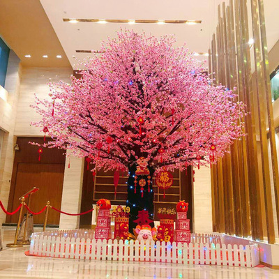 仿真許愿樹圖片_仿真桃花樹