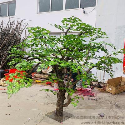 仿真綠楓樹圖片