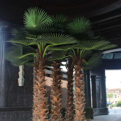 東莞鳳崗臥龍山室內(nèi)仿真棕櫚樹(shù)