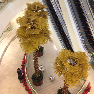華駿實(shí)業(yè)百嘉廣場(chǎng)金色棕櫚樹(shù)