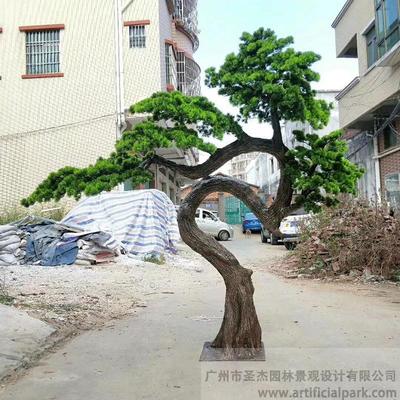 人造松樹(shù)_人造迎客松