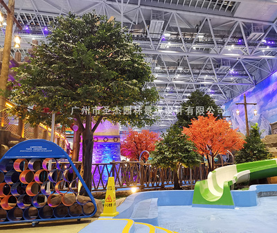 成都融創(chuàng)水世界仿真樹造景案例