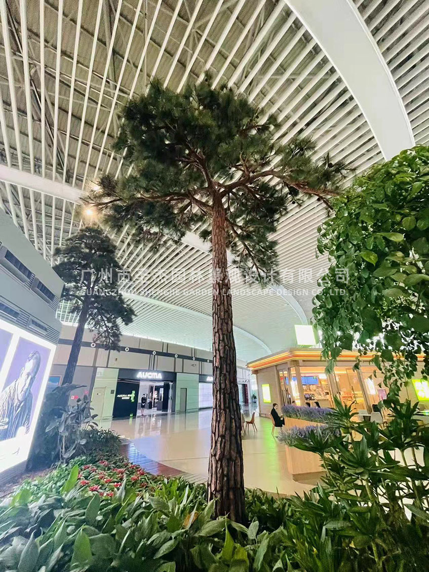 山東青島膠東國際機場仿真樹、仿真植物園林造景11.jpg