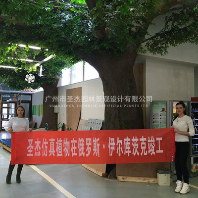 俄羅斯·伊爾庫茨克仿真榕樹造景