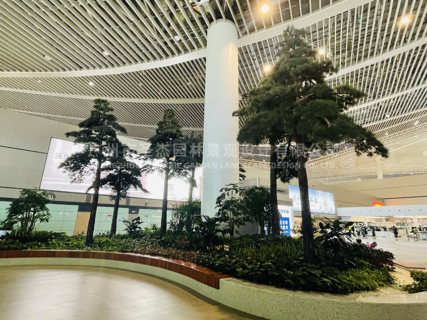 山東青島膠東國際機場仿真樹、仿真植物園林造景13.jpg